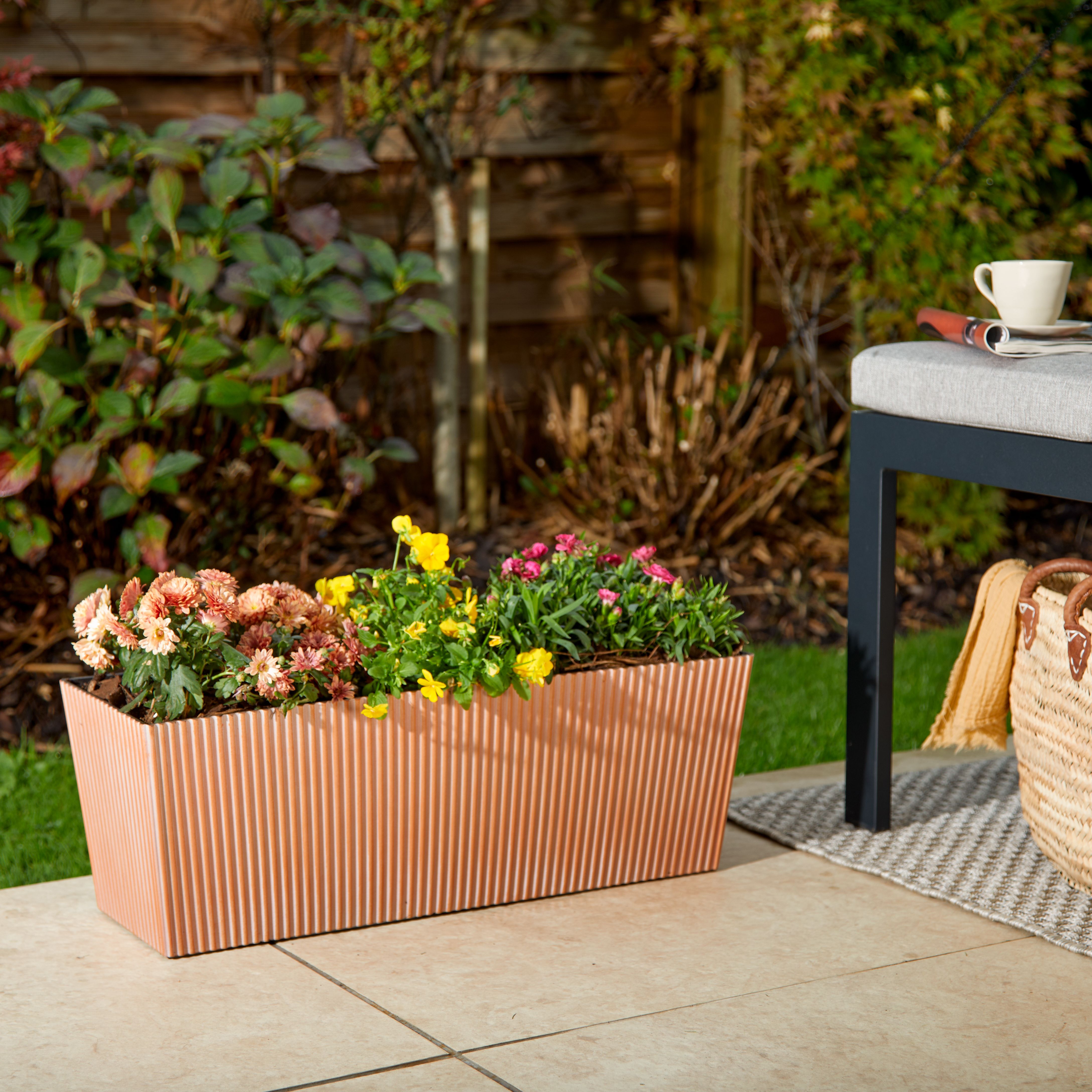 Verve Rectangular Plastic Trough 27L (W)60cm