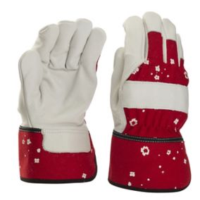 Verve Red & white Gardening gloves Medium Adult, Pair