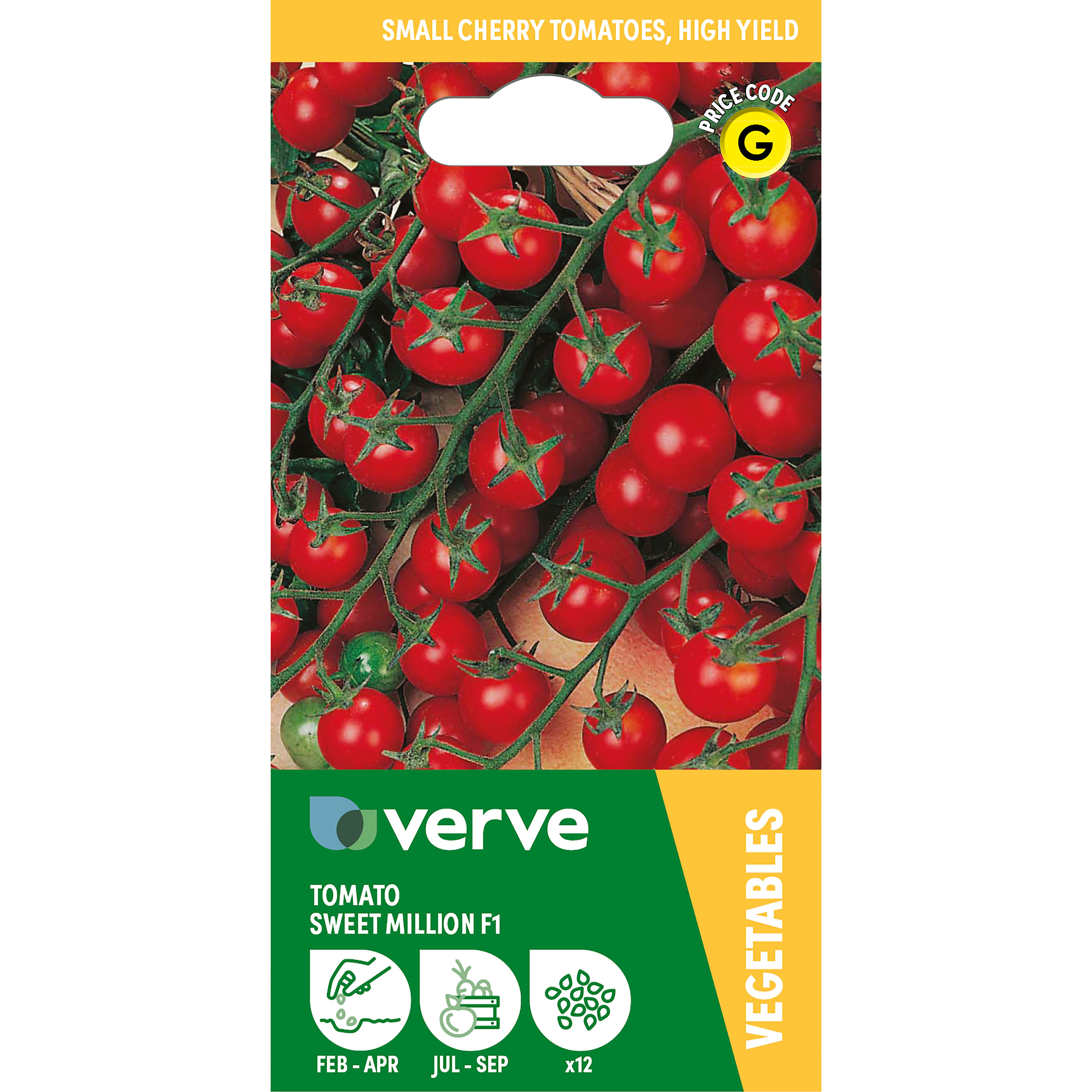 Verve Tomato 'Sweet Million F1' Vegetable Seeds
