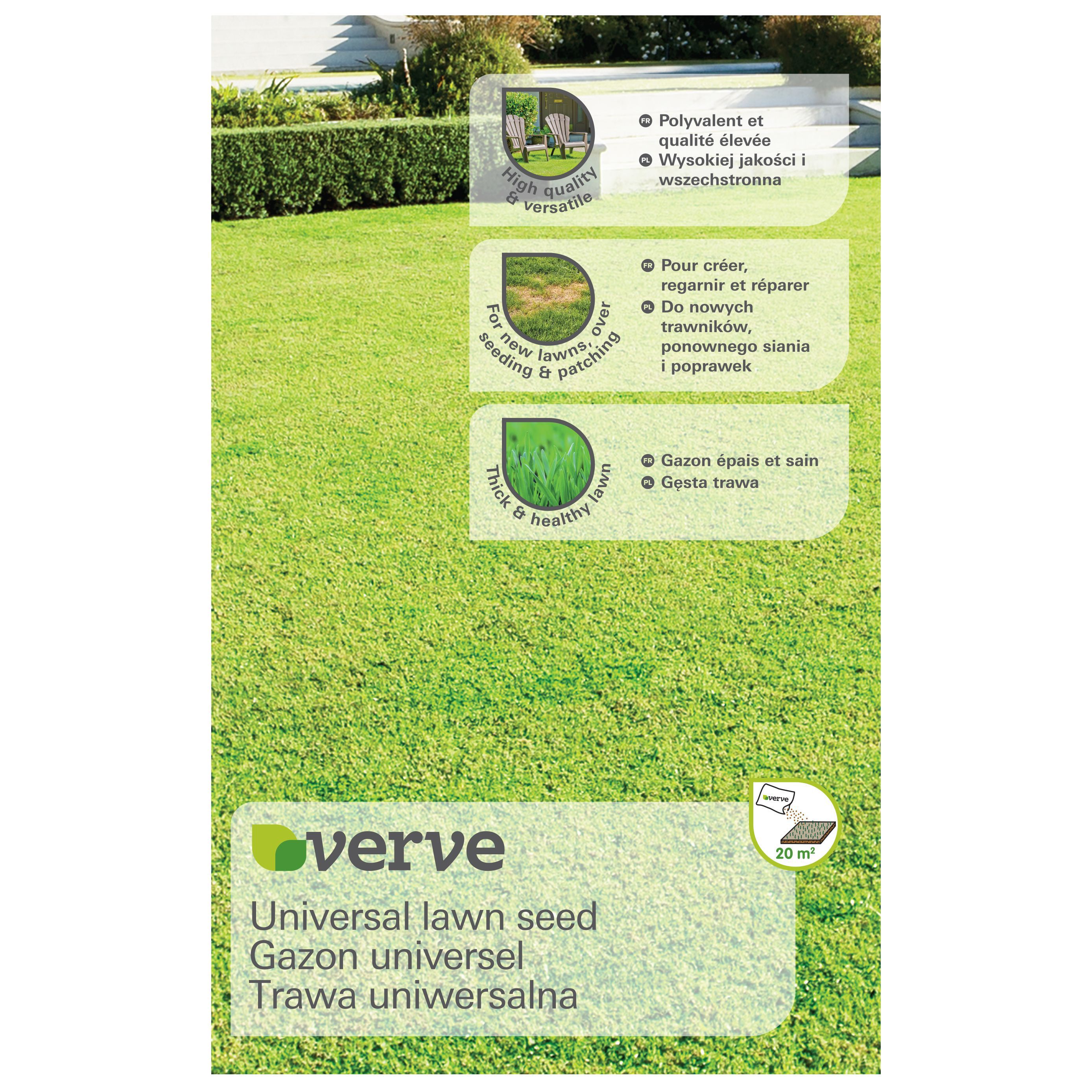 Verve Universal Grass seeds 0.5kg Tradepoint