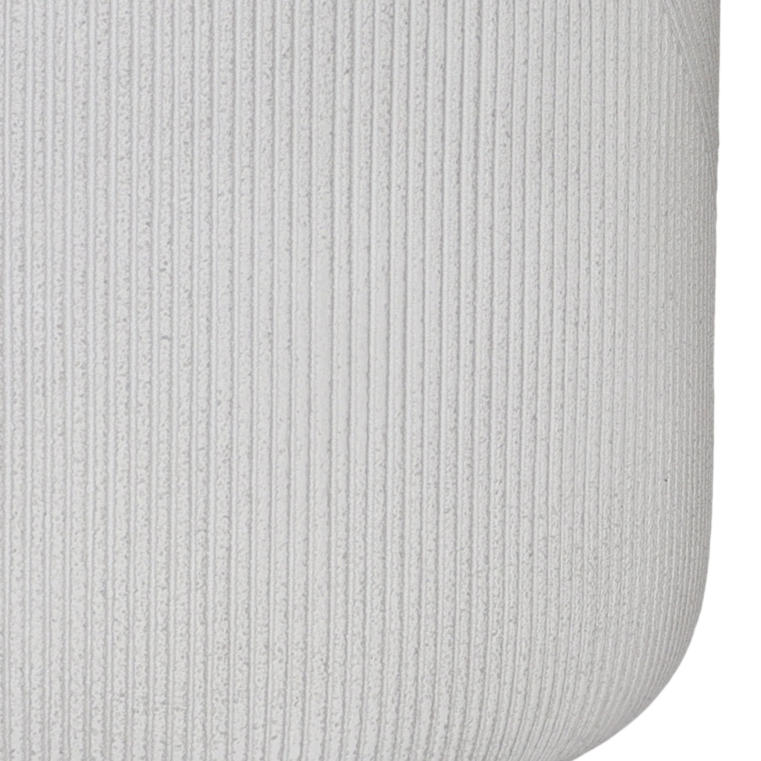 Verve White Fibreclay Plant pot (Dia) 36cm, (H)36cm