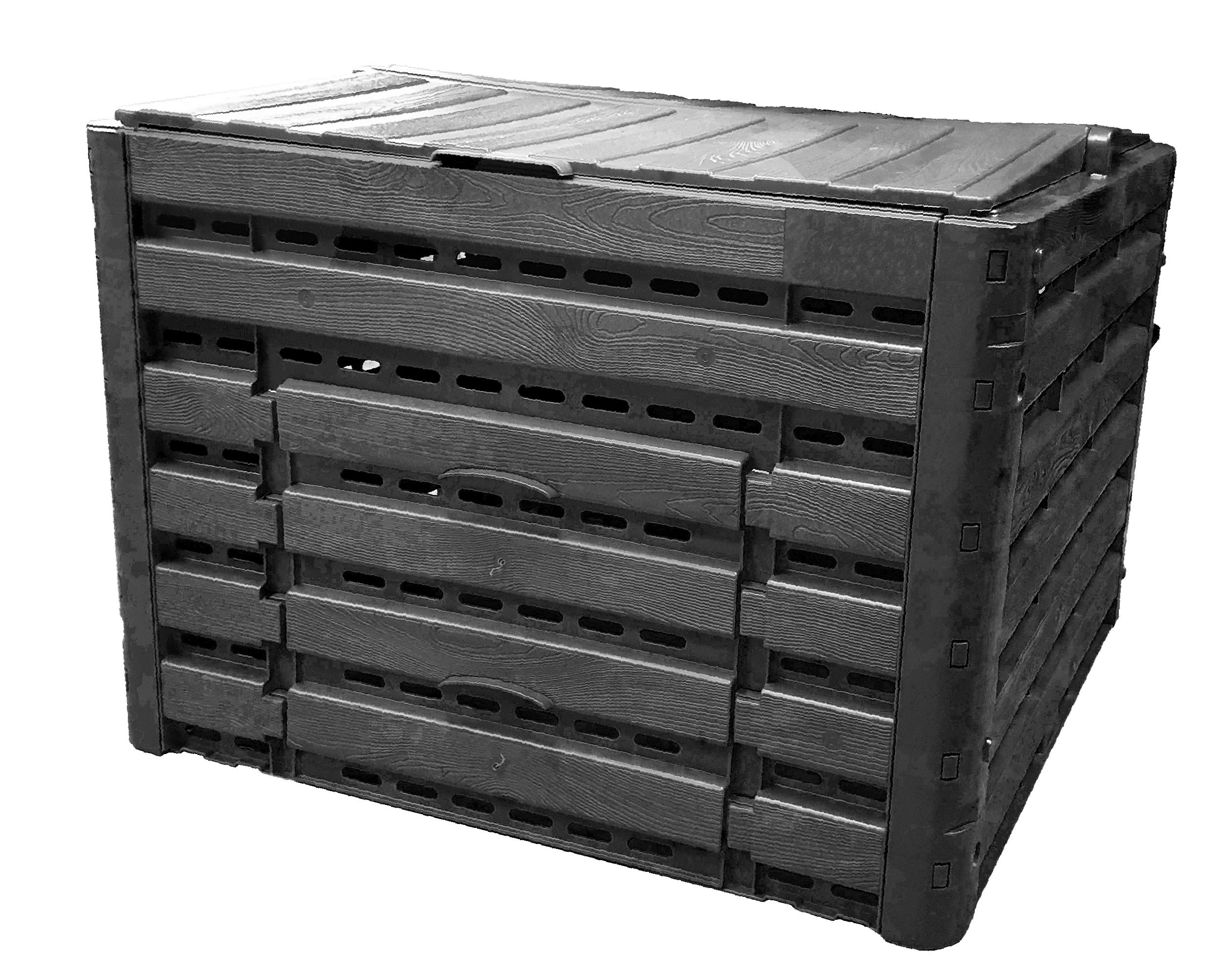 Verve Wood effect Composter 400L