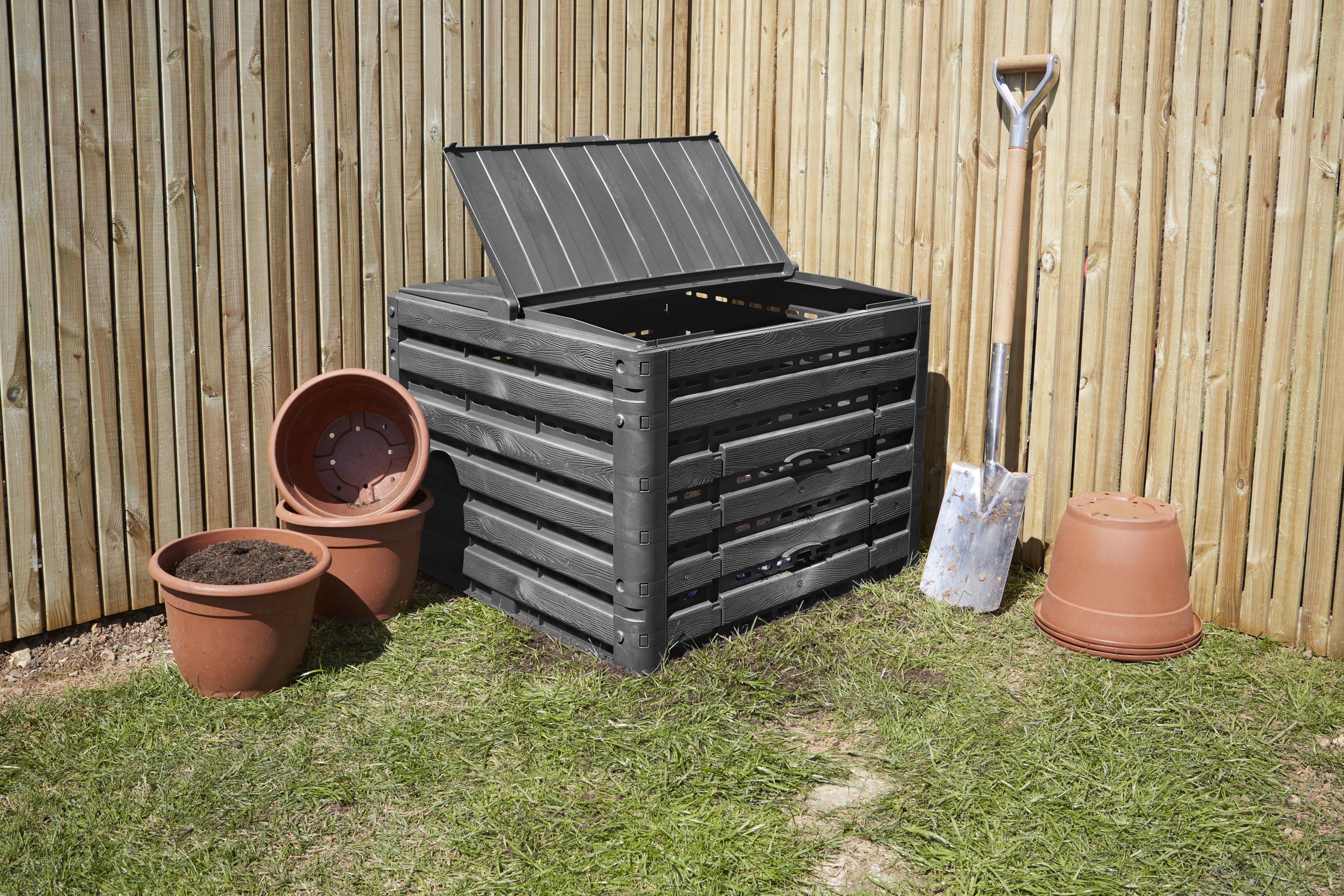 Verve Wood effect Composter 400L