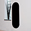 Vetro soap Black Column Radiator, (W)500mm x (H)1380mm