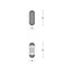 Vetro soap White Column Radiator, (W)500mm x (H)1380mm