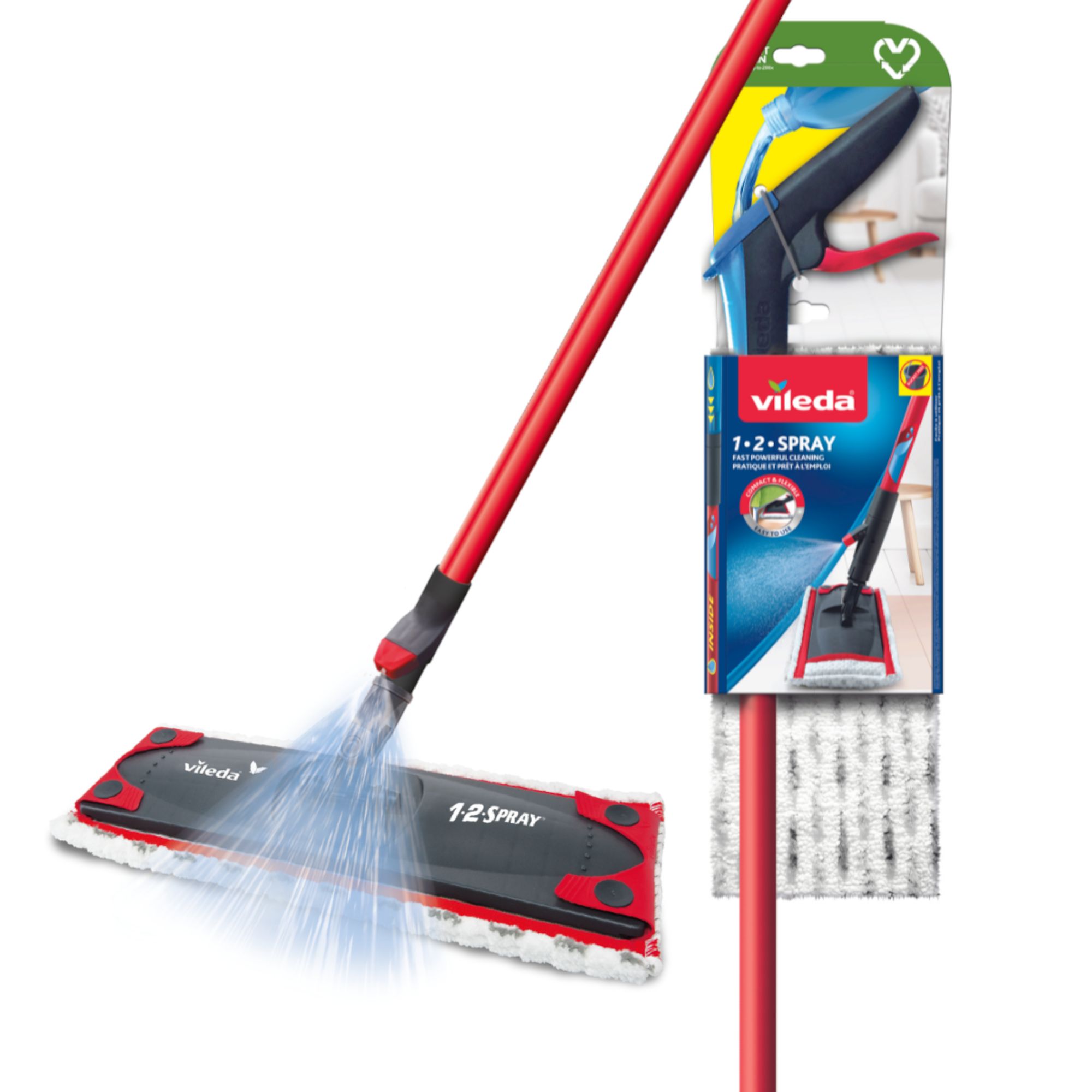 Vileda 1-2 Microfibre Spray mop