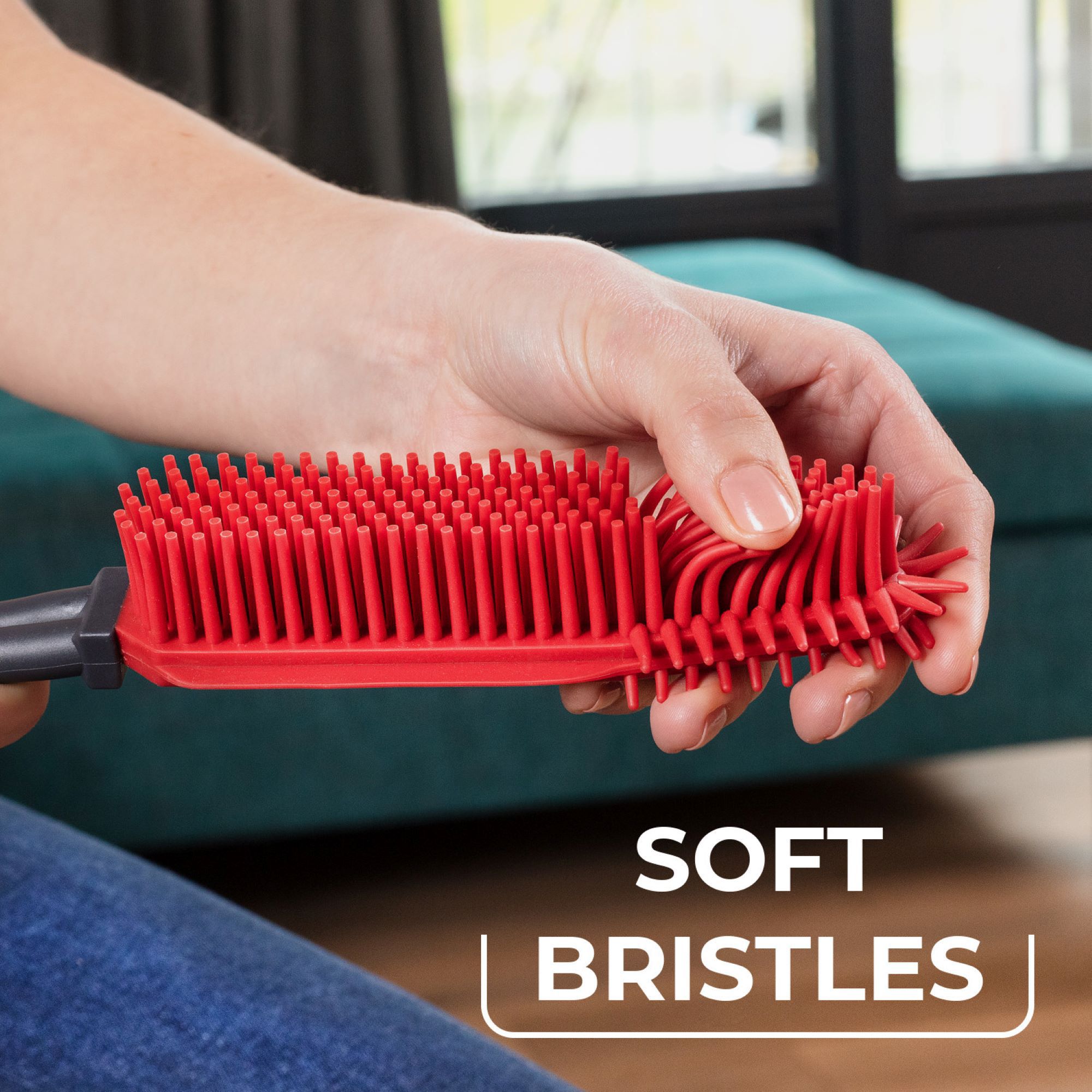Vileda Pet Pro Electrostatic Rubber Brush, (W)53mm
