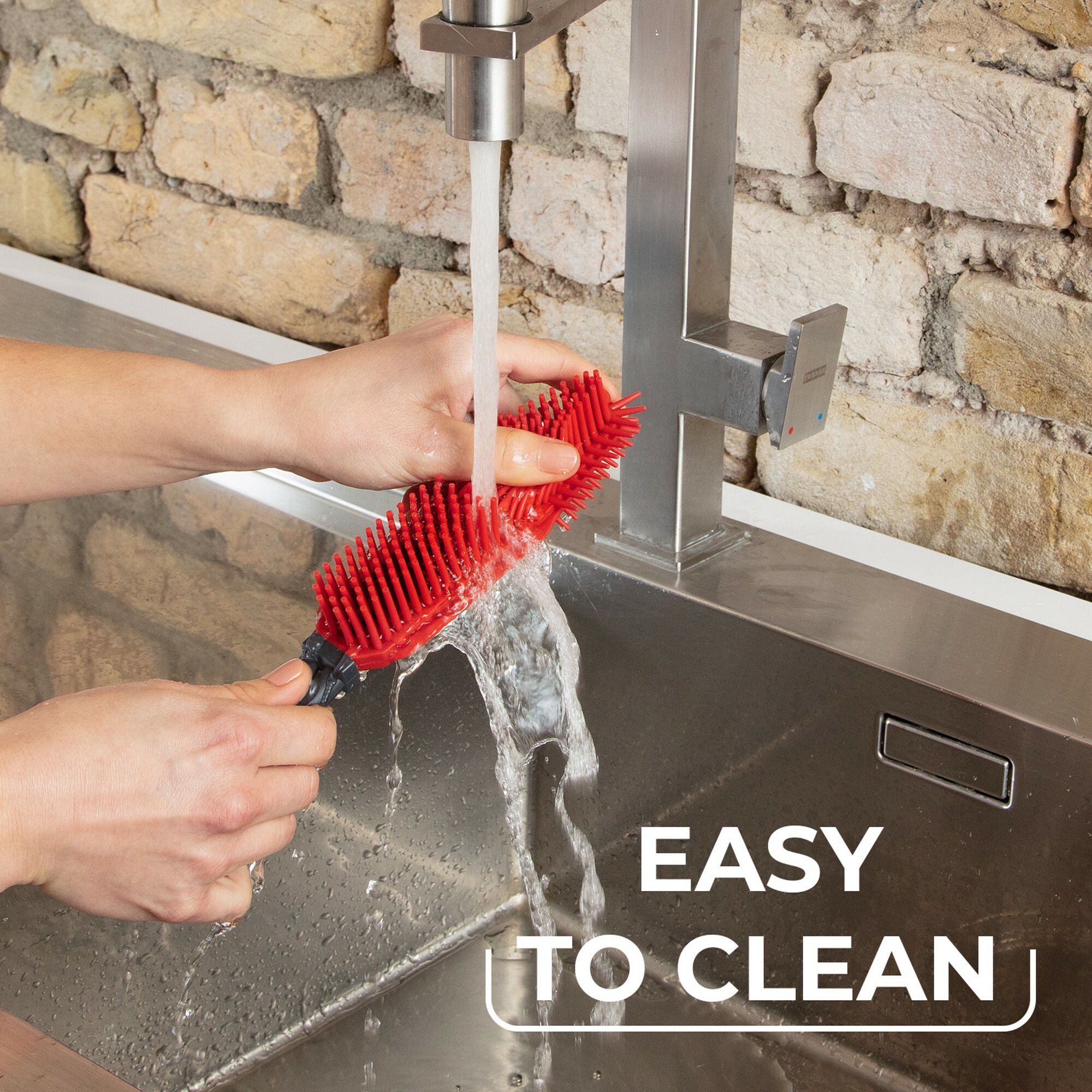 Vileda Pet Pro Electrostatic Rubber Brush, (W)53mm