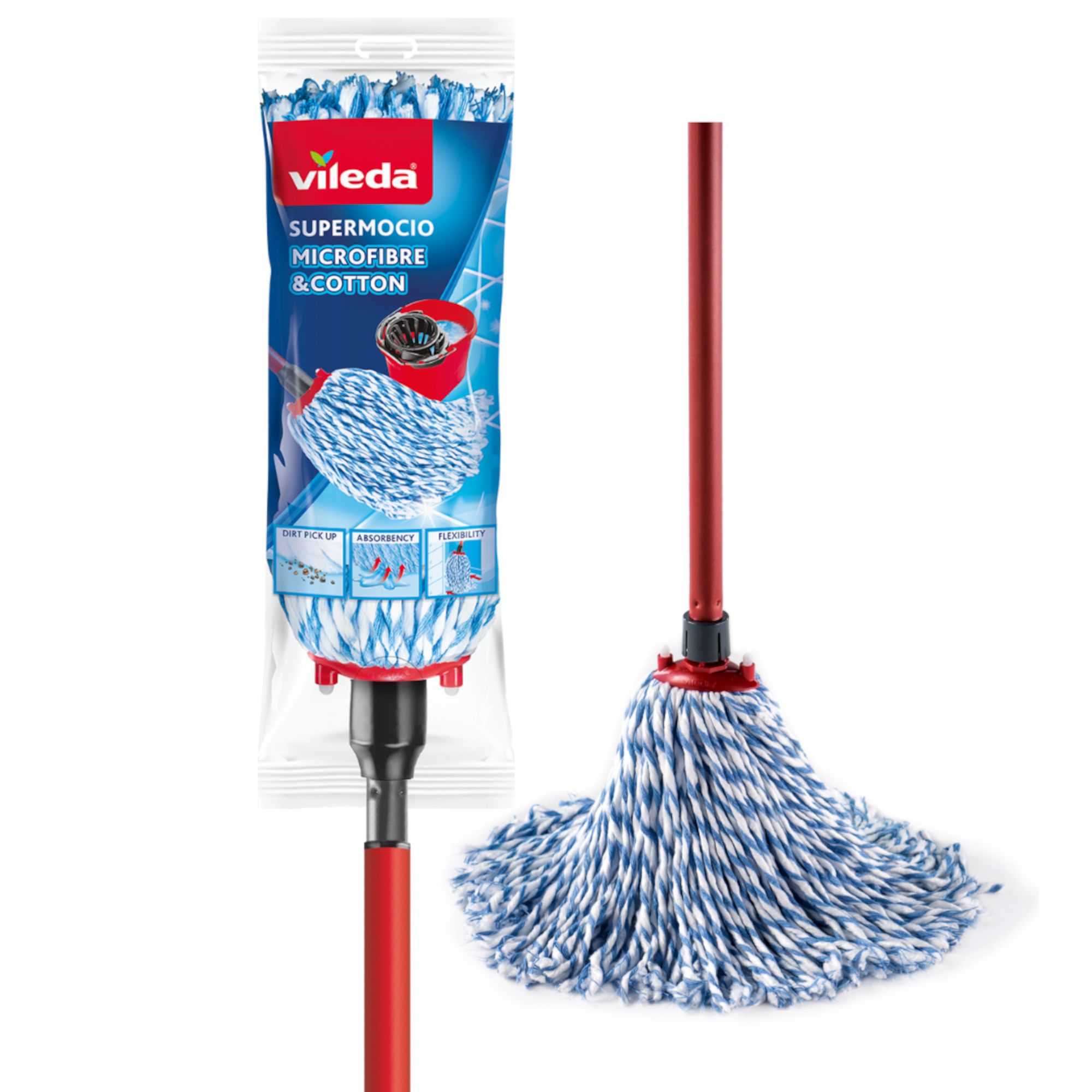 Vileda Supermocio Microfibre Floor String mop