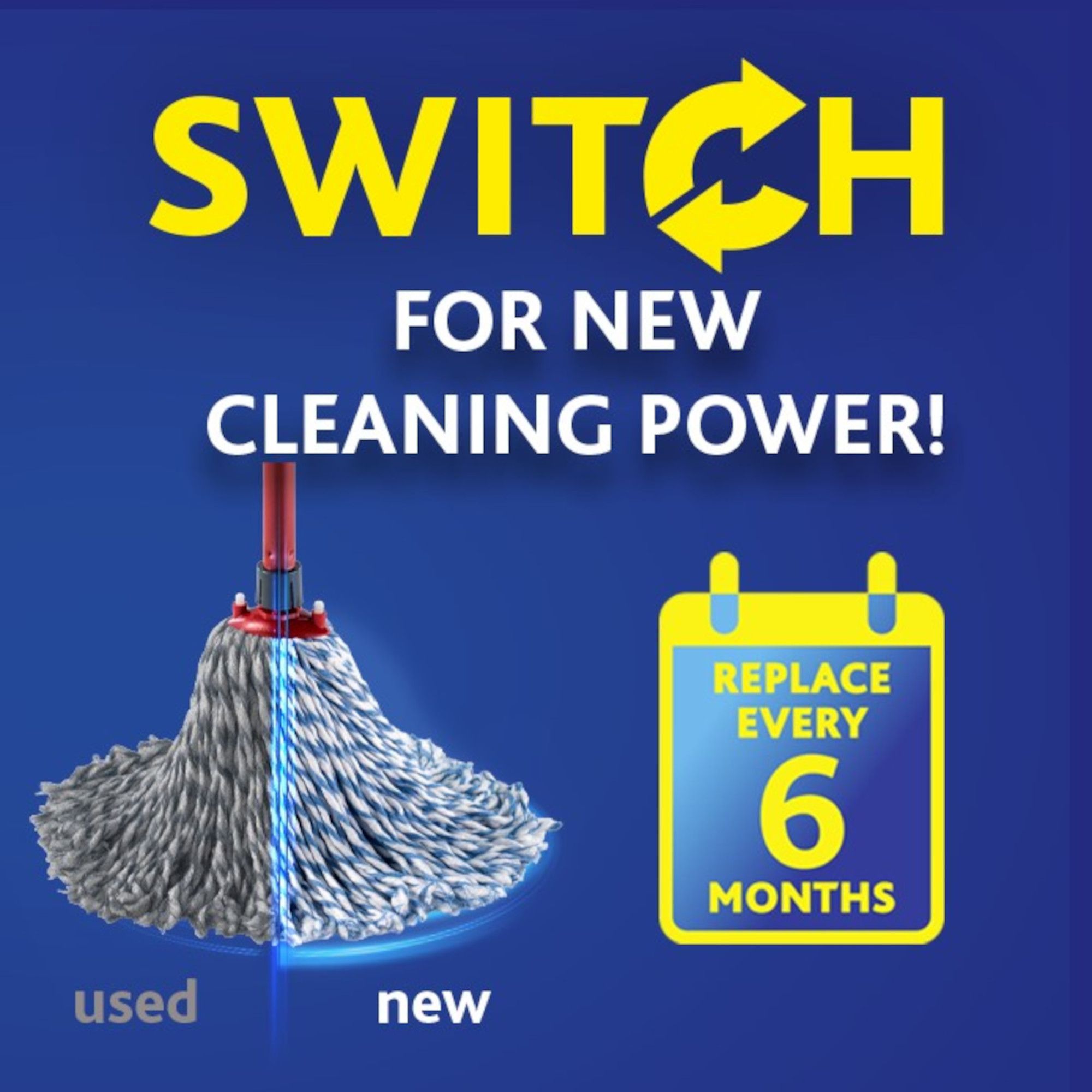 Vileda Supermocio Microfibre Floor String mop
