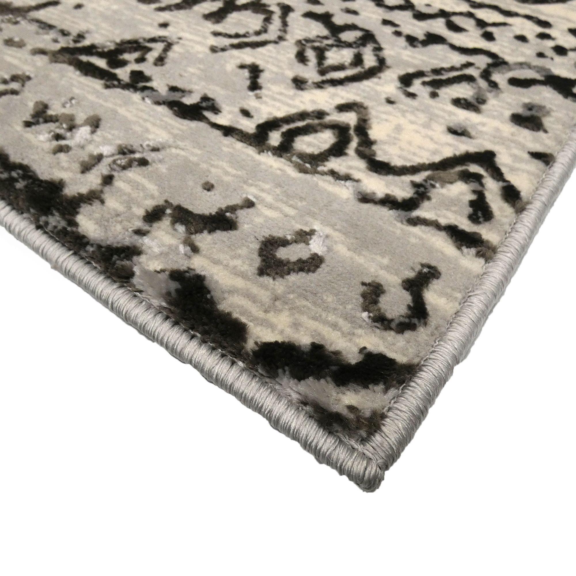 Vinci Cream & Brown Abstract Rug 230cmx160cm