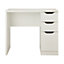 Vinova Matt white Dressing table (H)77.5cm (W)91cm (D)40cm