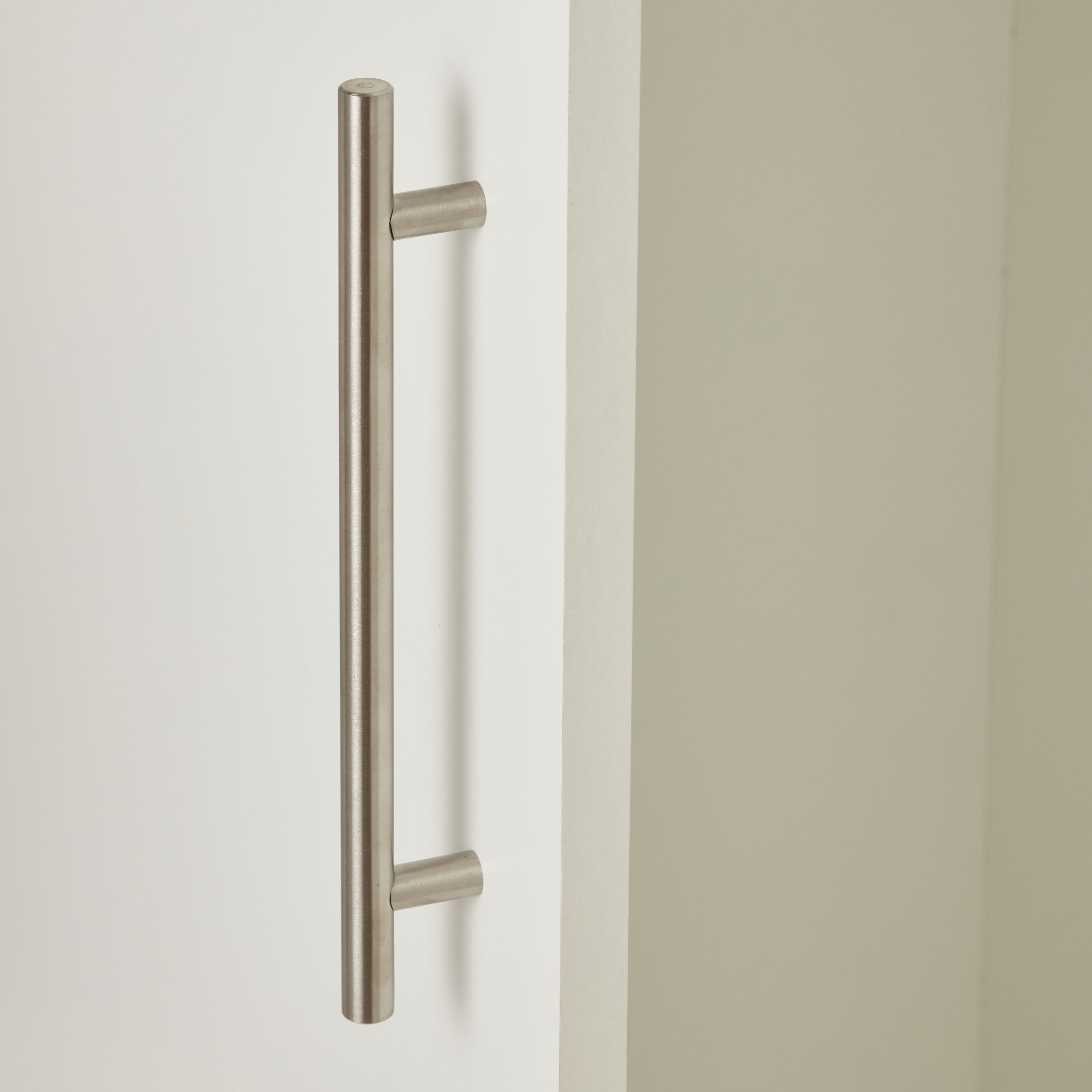 Vinova Modern Matt white Double Wardrobe (H)1995mm (W)900mm (D)500mm