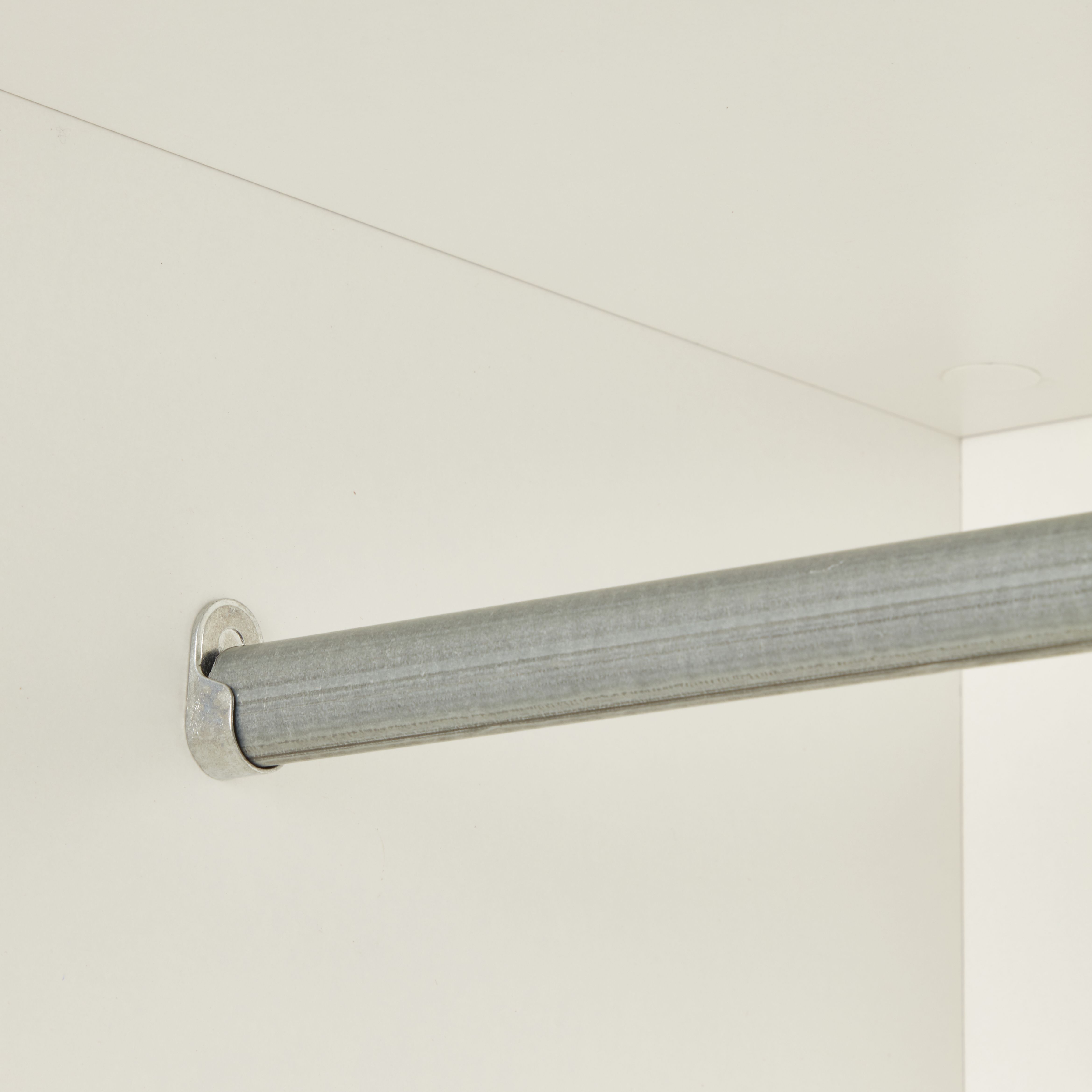 Vinova Modern Matt white Double Wardrobe (H)1995mm (W)900mm (D)500mm