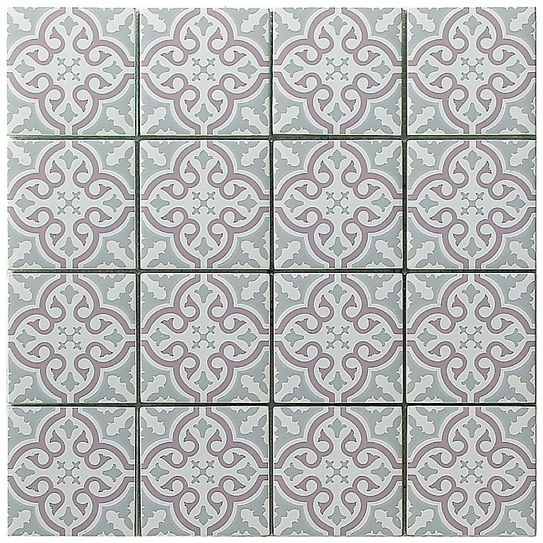 AET Vintage Pink Field Tile 3x3" 