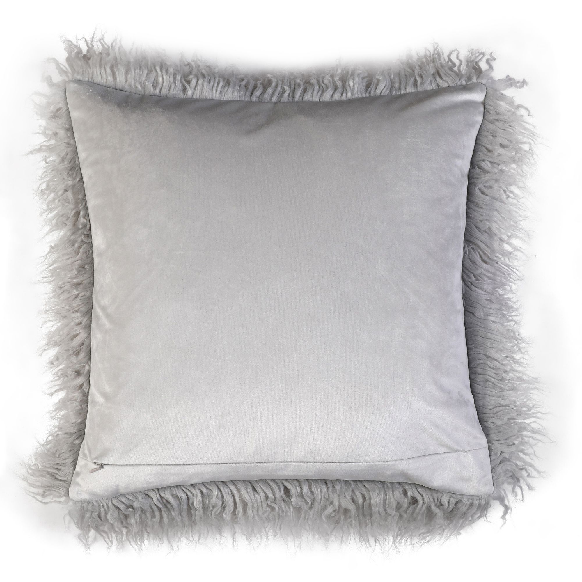 Violet Fur Indoor Cushion (L)45cm x (W)45cm