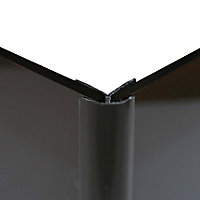 Vistelle Black Panel external corner joint, (L)2500mm (W)25mm