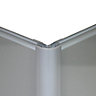 Vistelle Grey Panel external corner joint, (L)2500mm (W)25mm