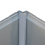 Vistelle Grey Straight Panel internal corner joint, (L)2500mm (W)25mm