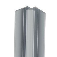 Vistelle Silver effect Straight Panel internal corner joint, (L)2500mm