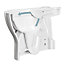 Vitra Koa White Slim Back to wall close-coupled Round Toilet set with Soft close seat