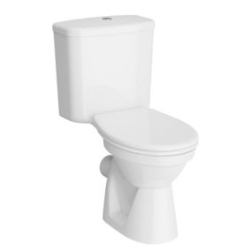 VitrA Milton Open back close-coupled Toilet set with Soft close seat