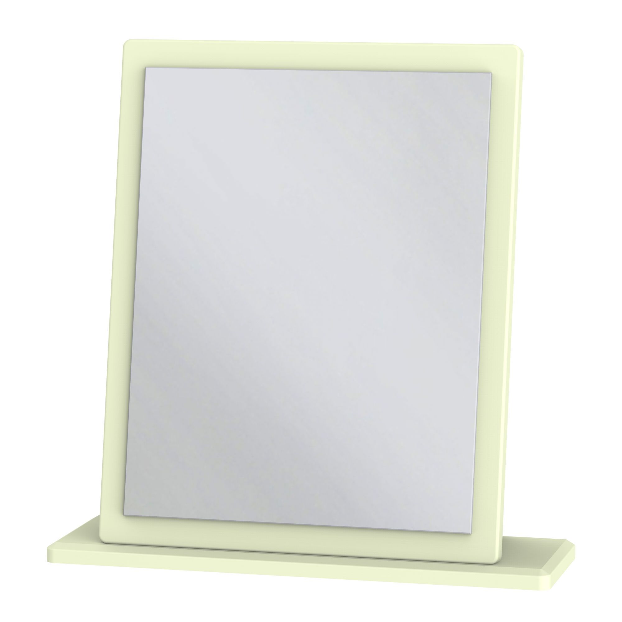 Vittoria Cream Oak effect Rectangular Wall-mounted Framed Mirror, (H)50.5cm (W)48cm