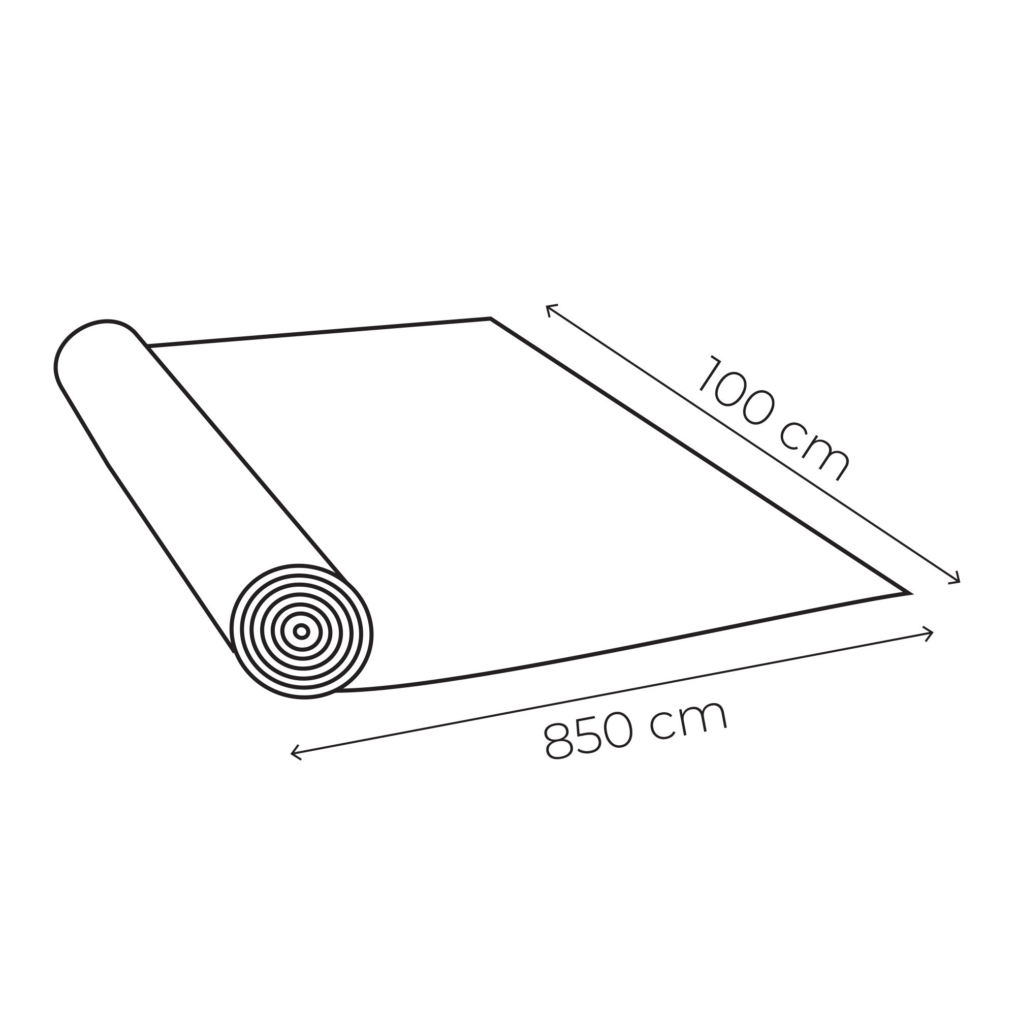Volden 1.4mm Foam Vinyl Underlay roll, 8.5m²