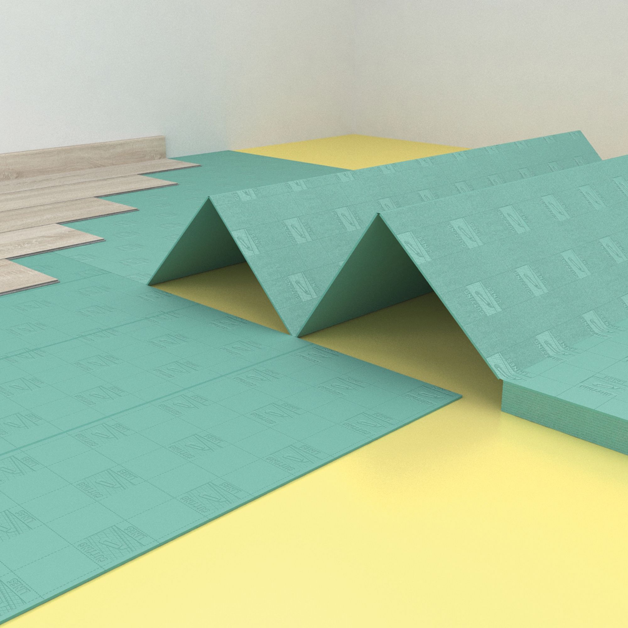 Volden 2.2mm XPS foam Laminate & wood Underlay panels, 15m²