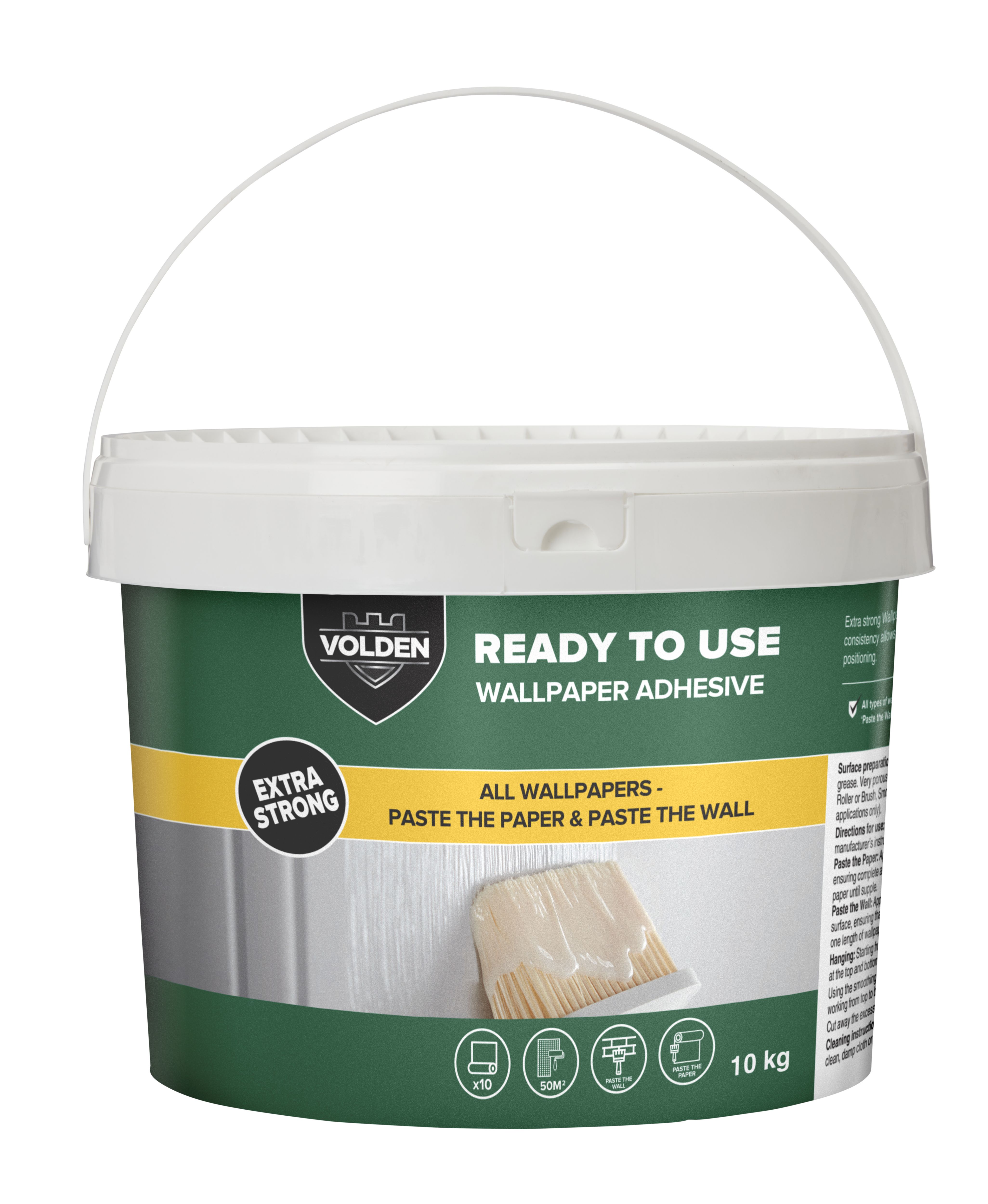 Volden Ready mixed Wallpaper Adhesive 10kg - 10 rolls