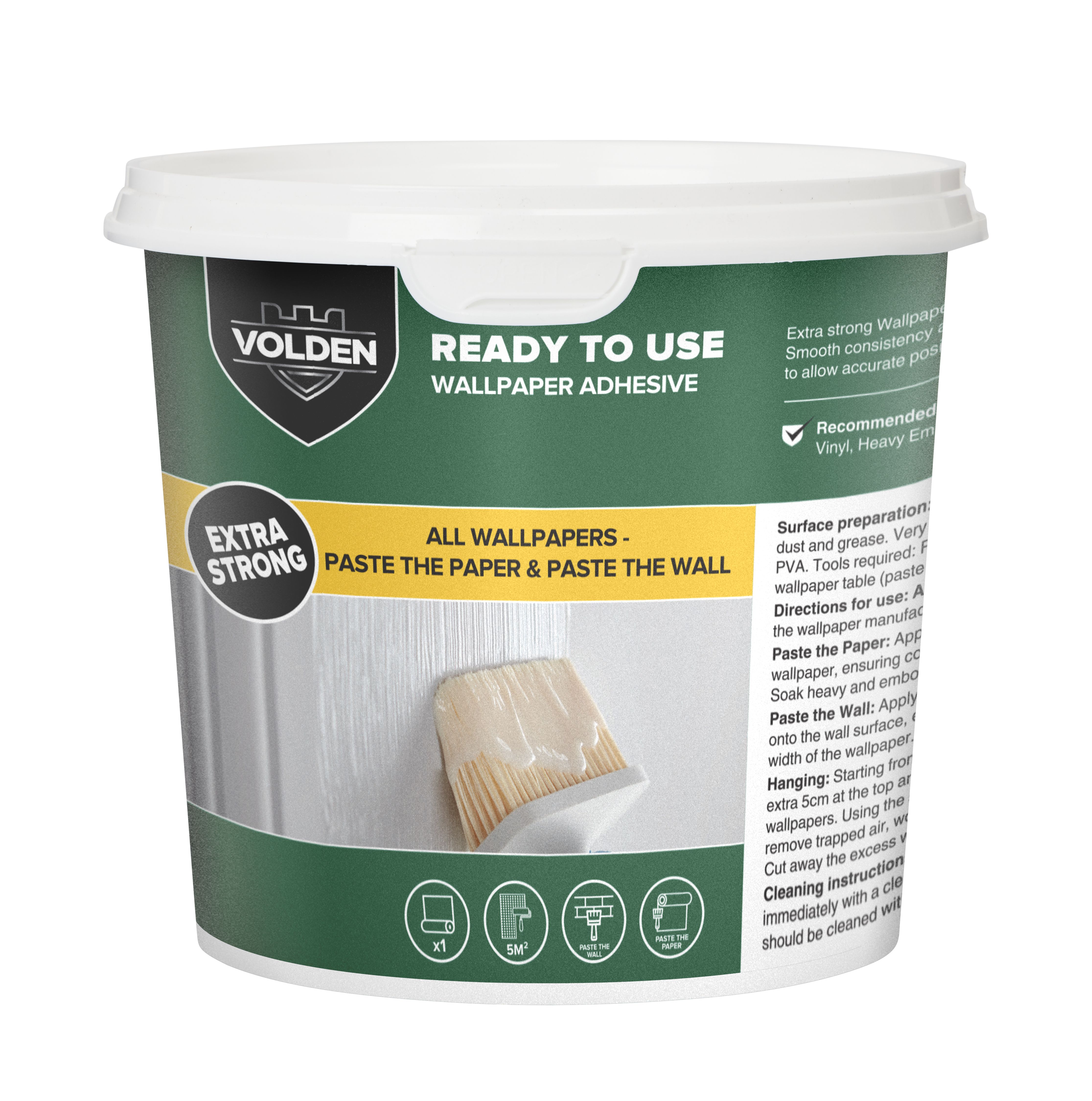 Volden Ready mixed Wallpaper Adhesive 1kg - 1 rolls