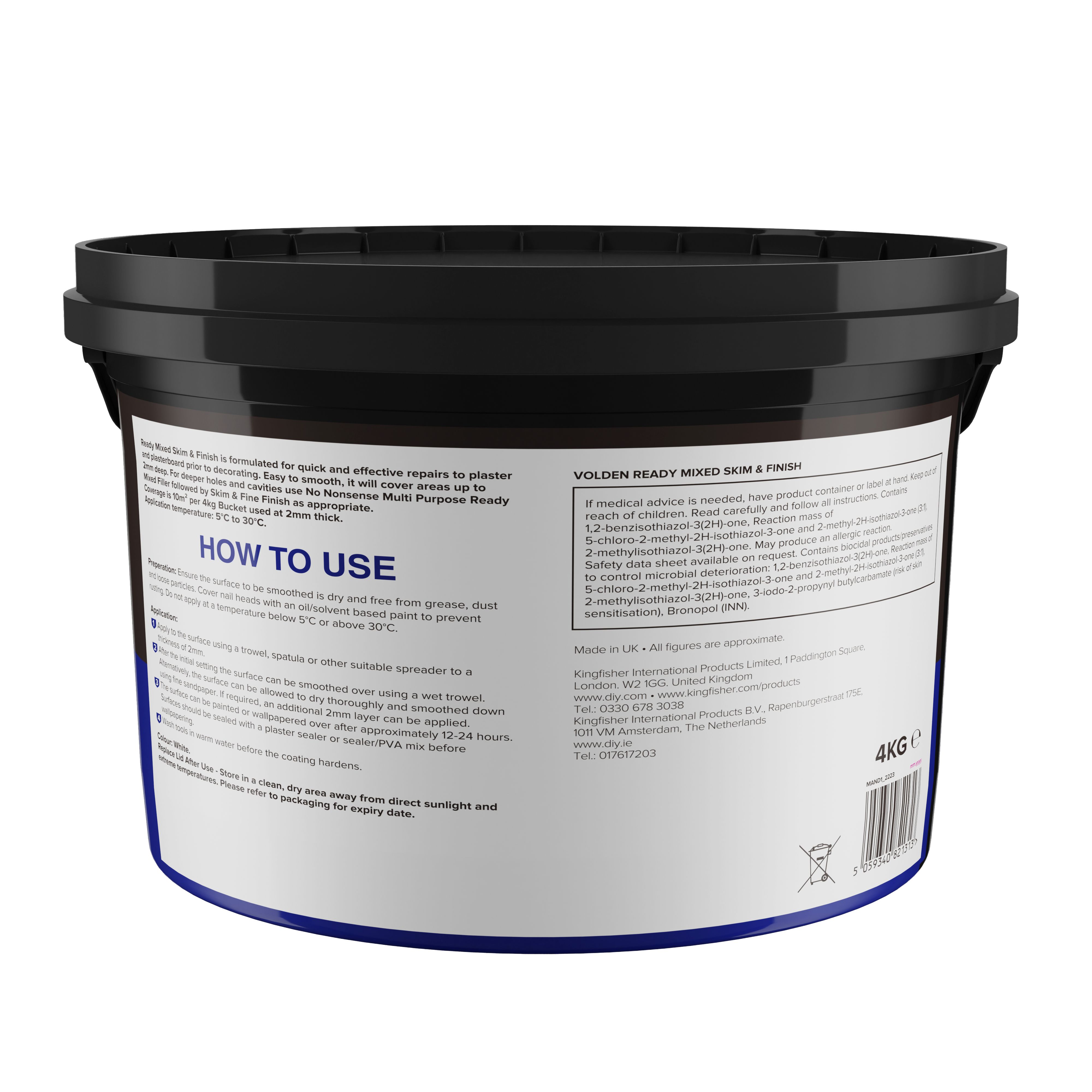 Volden Skims White Texture repair, 4kg