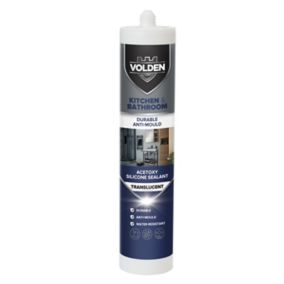 Volden Translucent Silicone-based Bathroom & kitchen Sanitary sealant, 280ml
