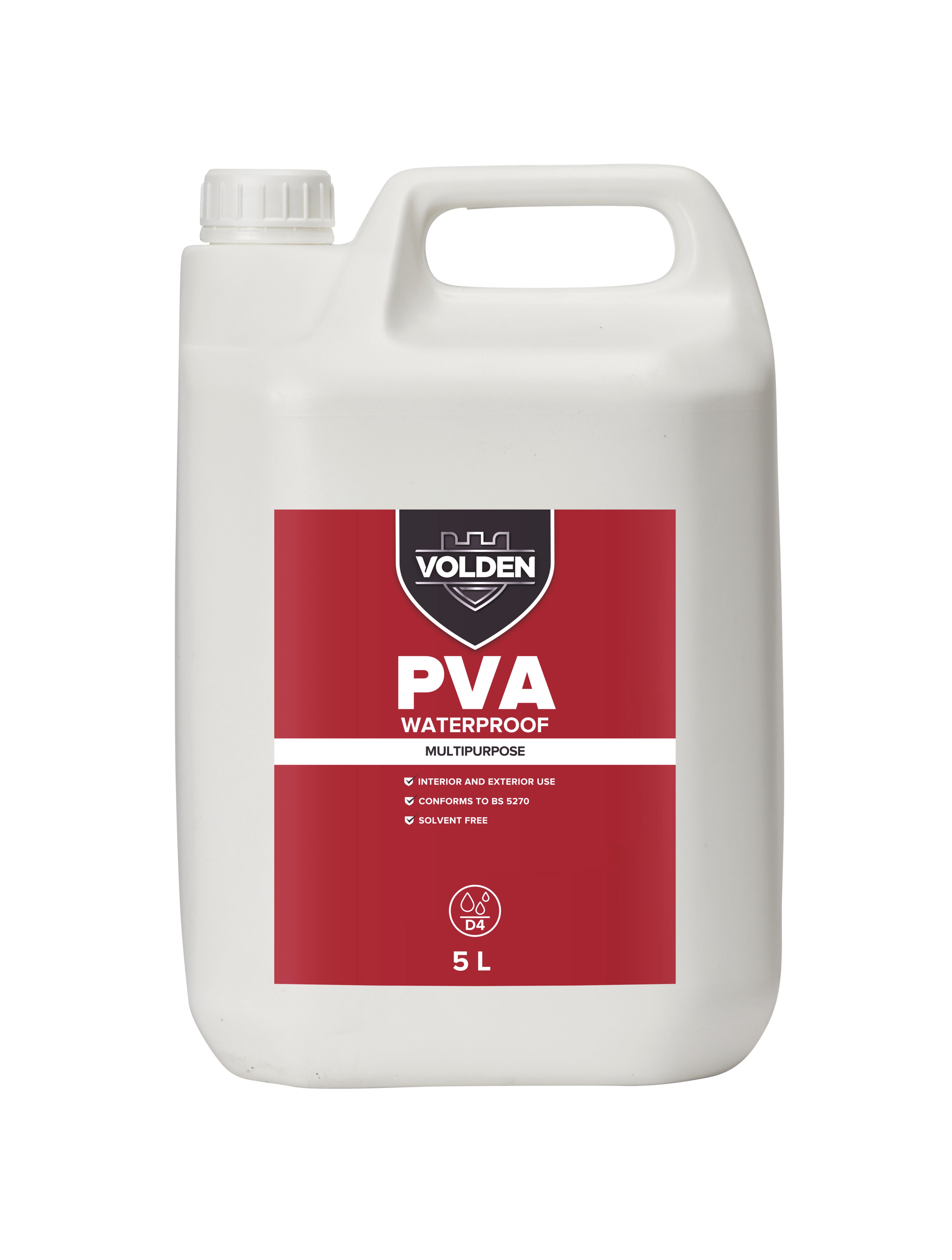 Volden White PVA adhesive 5L