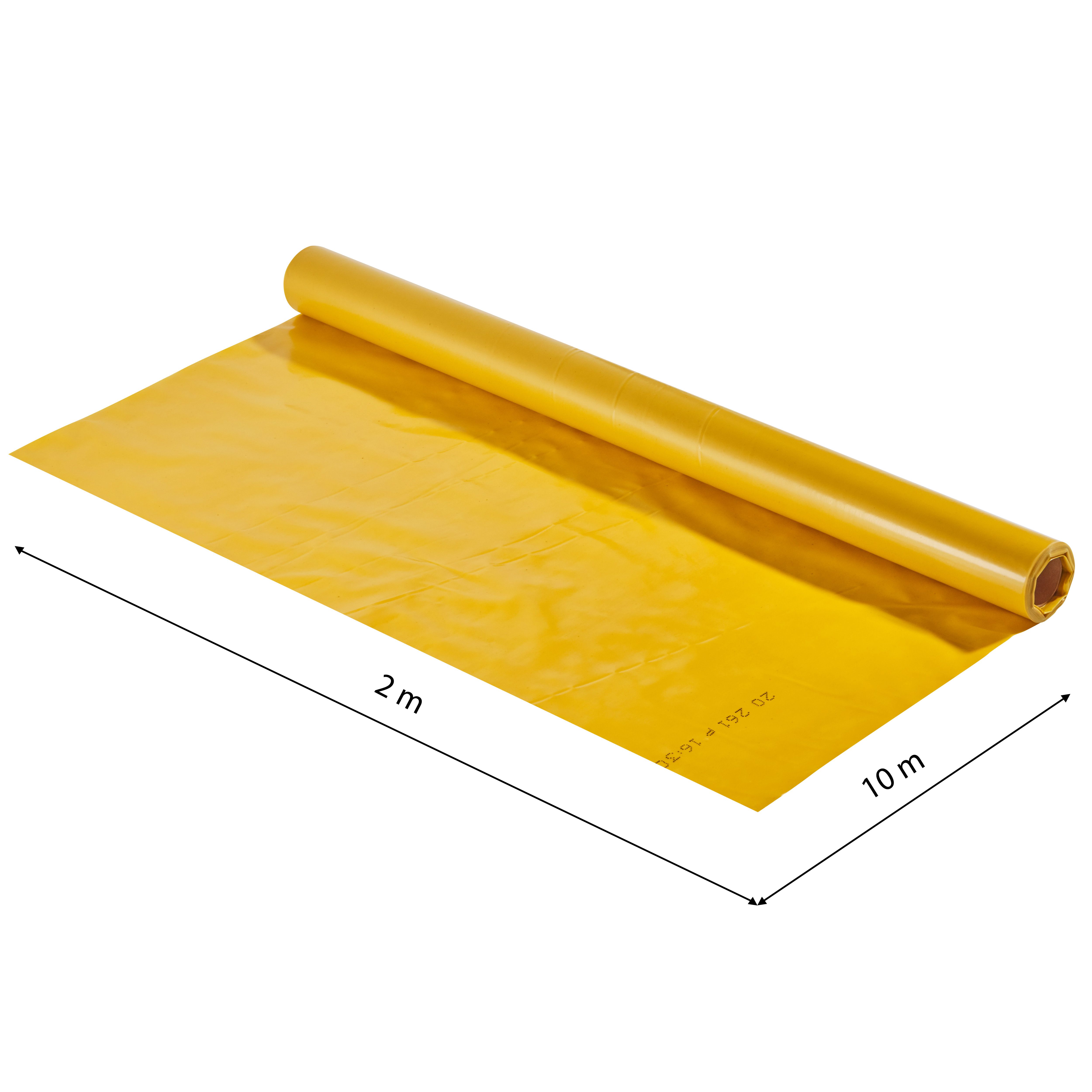 Volden Yellow 15 Micron Vapour barrier membrane, (L)10m (W)2m