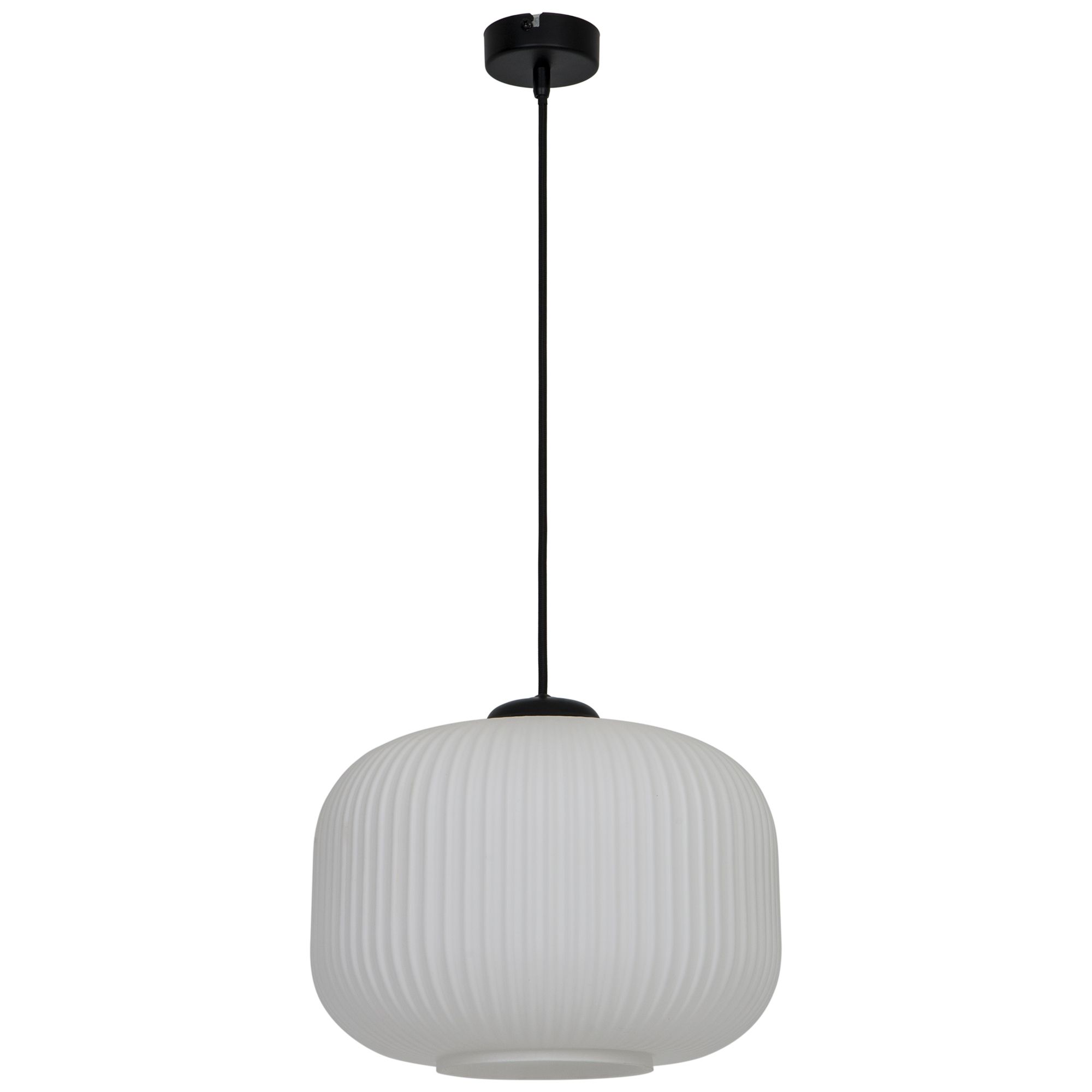 Walgis White Chrome effect Pendant ceiling light, (Dia)300mm