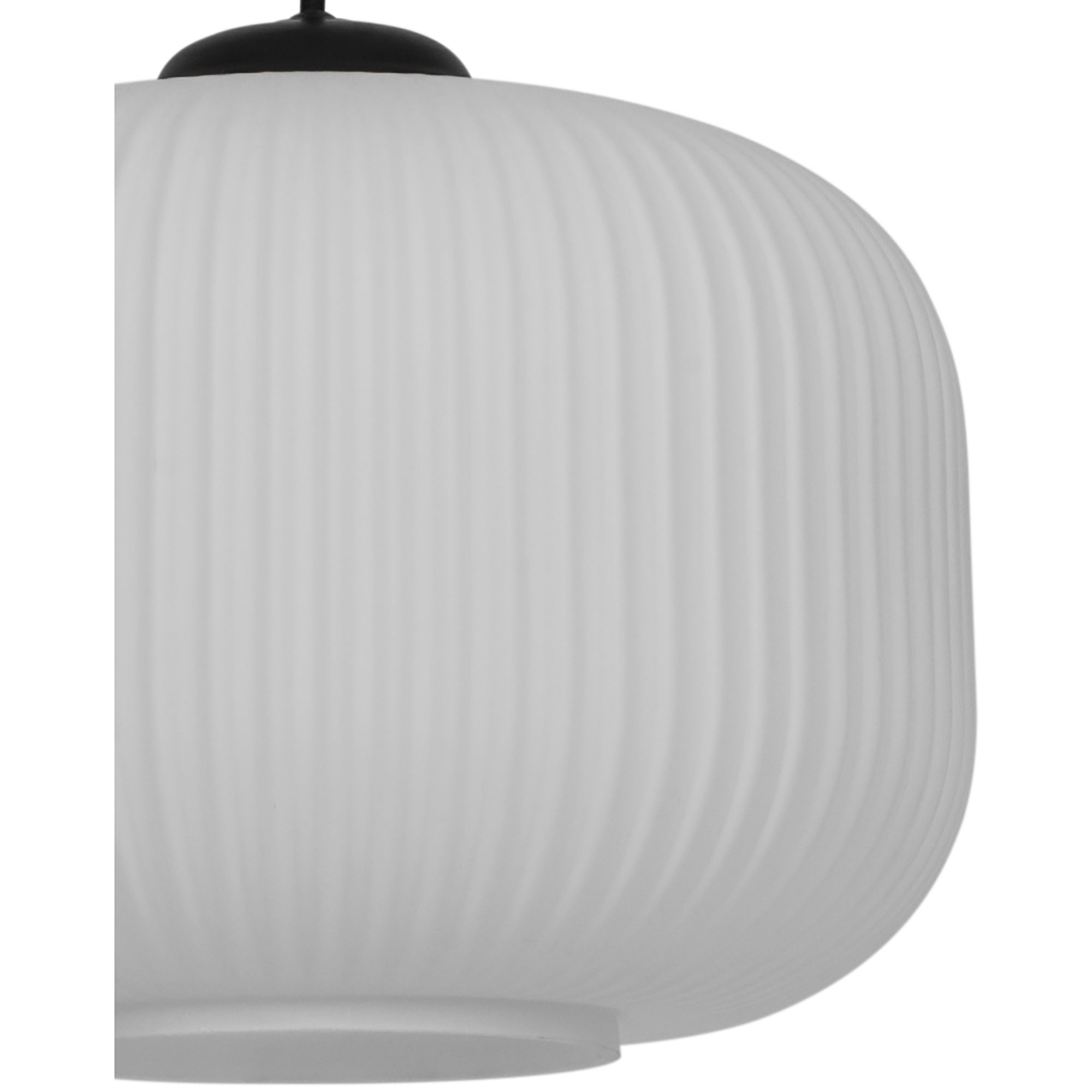 Walgis White Chrome effect Pendant ceiling light, (Dia)300mm