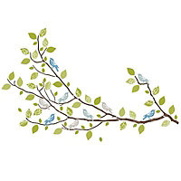 Wallpops Sitting in a tree Multicolour Self-adhesive Wall sticker (H)940mm (W)1450mm