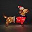 Warm white Pop up dog LED Electrical christmas decoration
