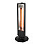 Warmlite Electric 1000W Black Carbon fibre Heater