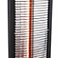 Warmlite Electric 1000W Black Carbon fibre Heater