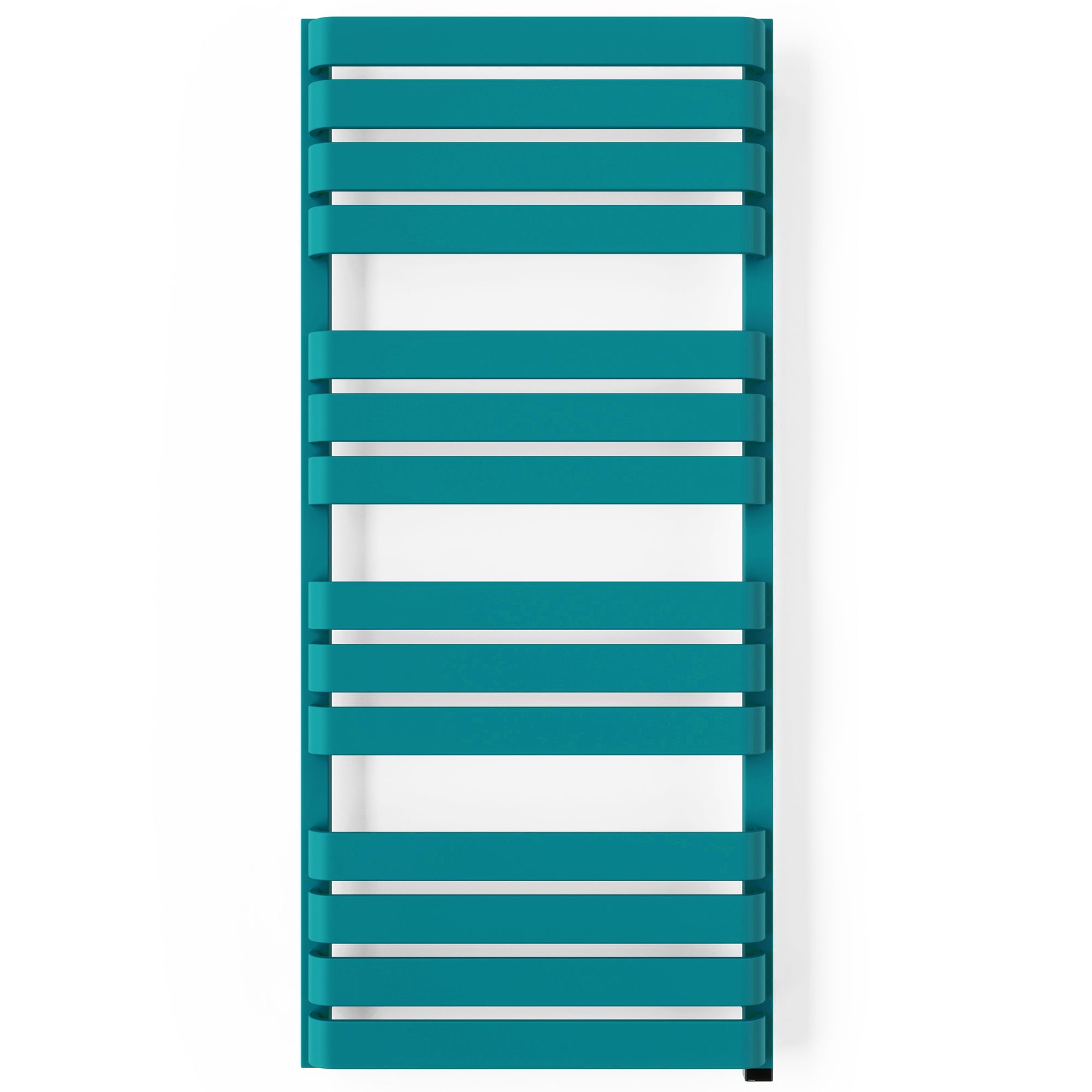 Warp T One Teal Flat Towel warmer (W)500mm x (H)1110mm