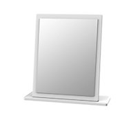 Warwick Matt Grey Rectangular Framed Mirror (H)505mm (W)480mm