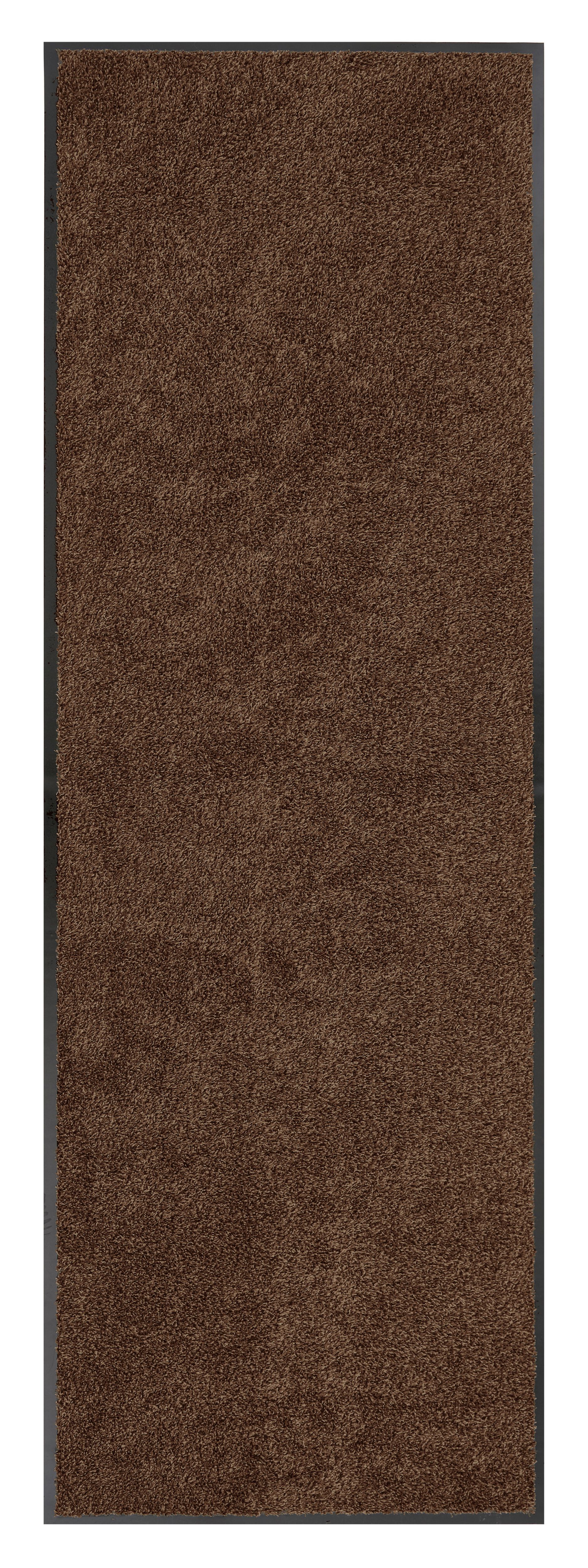 Washamat Brown Plain Heavy duty Barrier mat, 180cm x 60cm