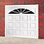 Washington Retractable Glazed Garage door, (H)1981mm (W)2286mm