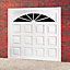 Washington Retractable Glazed Garage door, (H)2134mm (W)2438mm