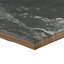 Wave Anthracite Matt Stone effect Porcelain Wall & floor Tile, Pack of 5, (L)450mm (W)450mm