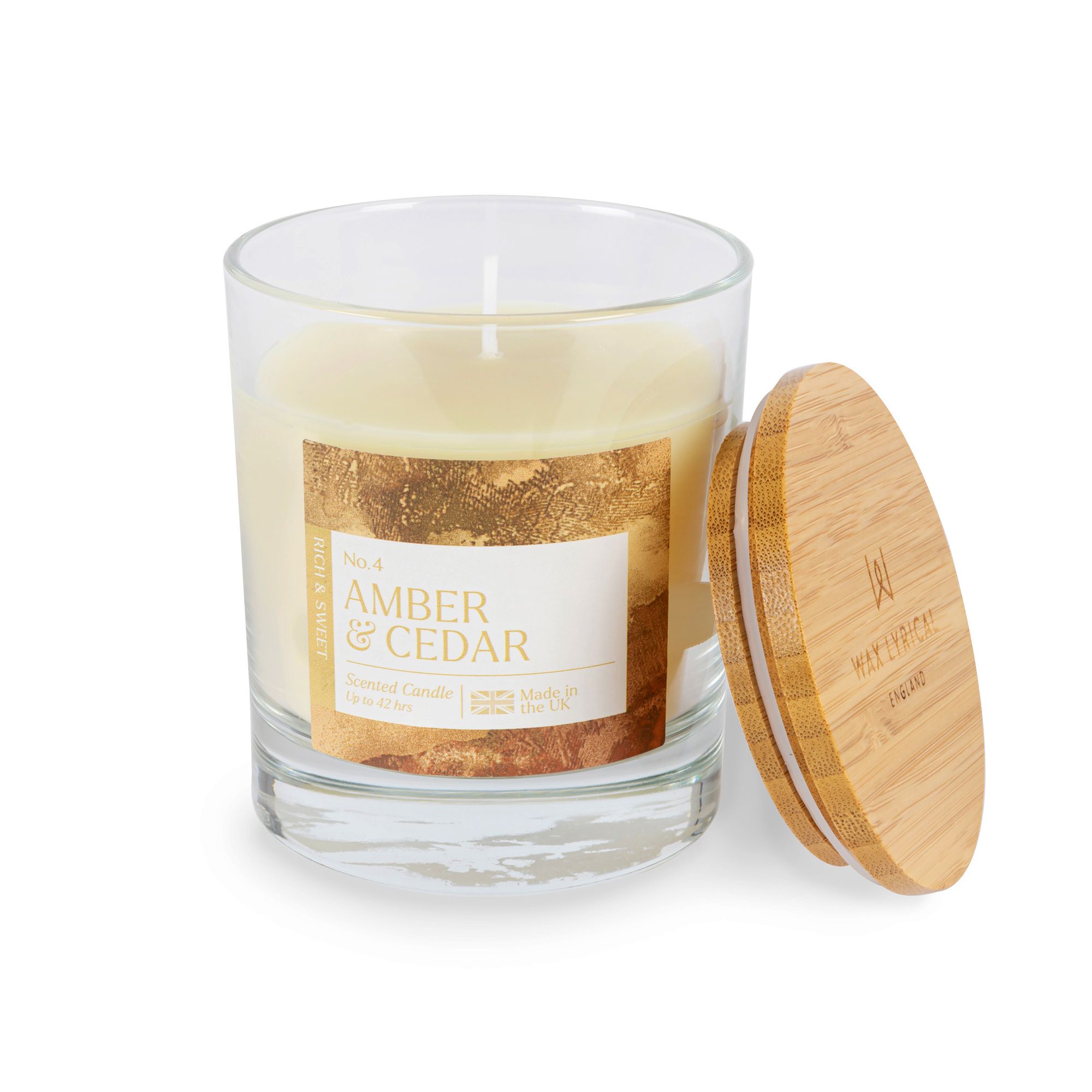 Wax Lyrical Amber & cedar Medium Jar candle
