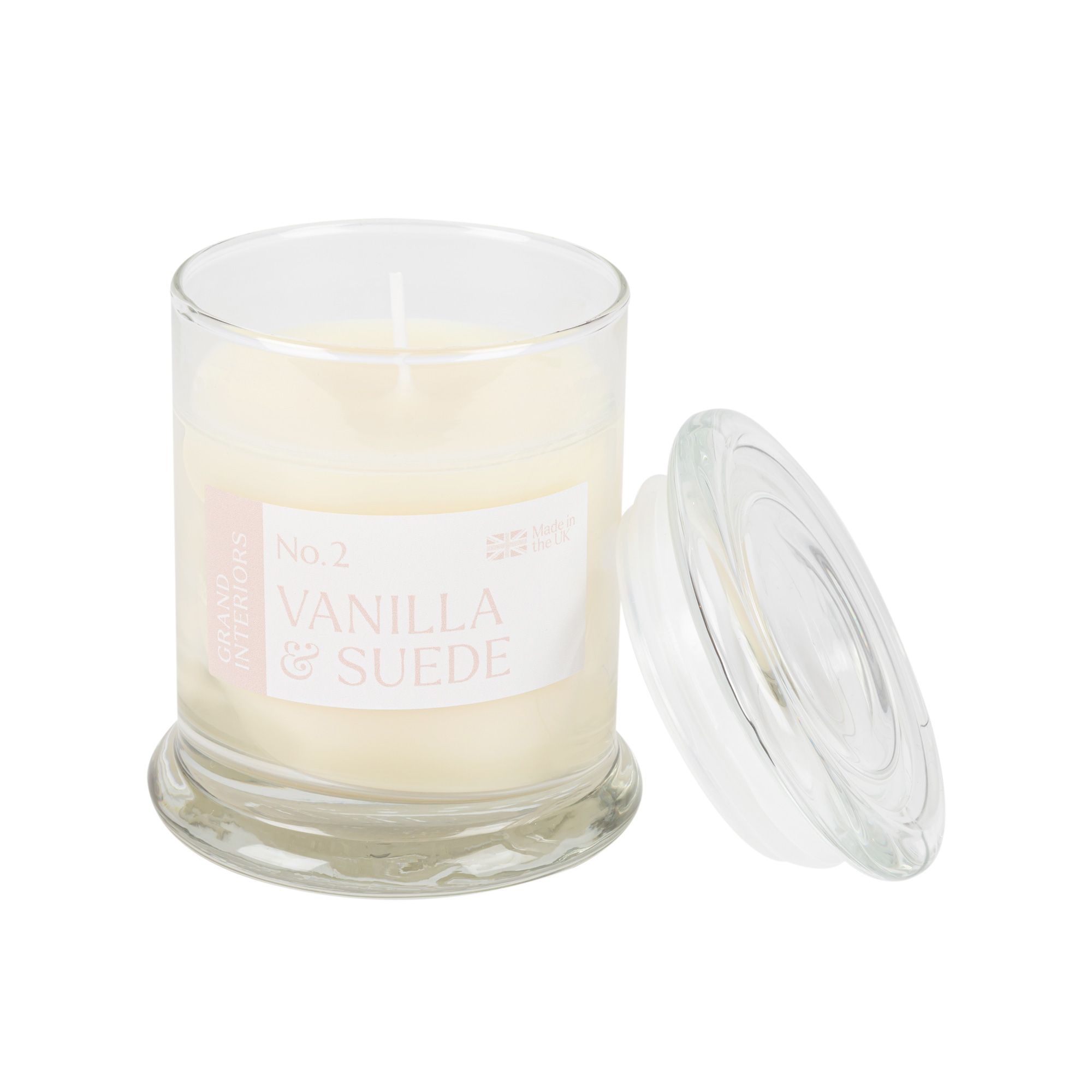 Wax lyrical Cream Vanilla & suede Jar candle 772g, Medium