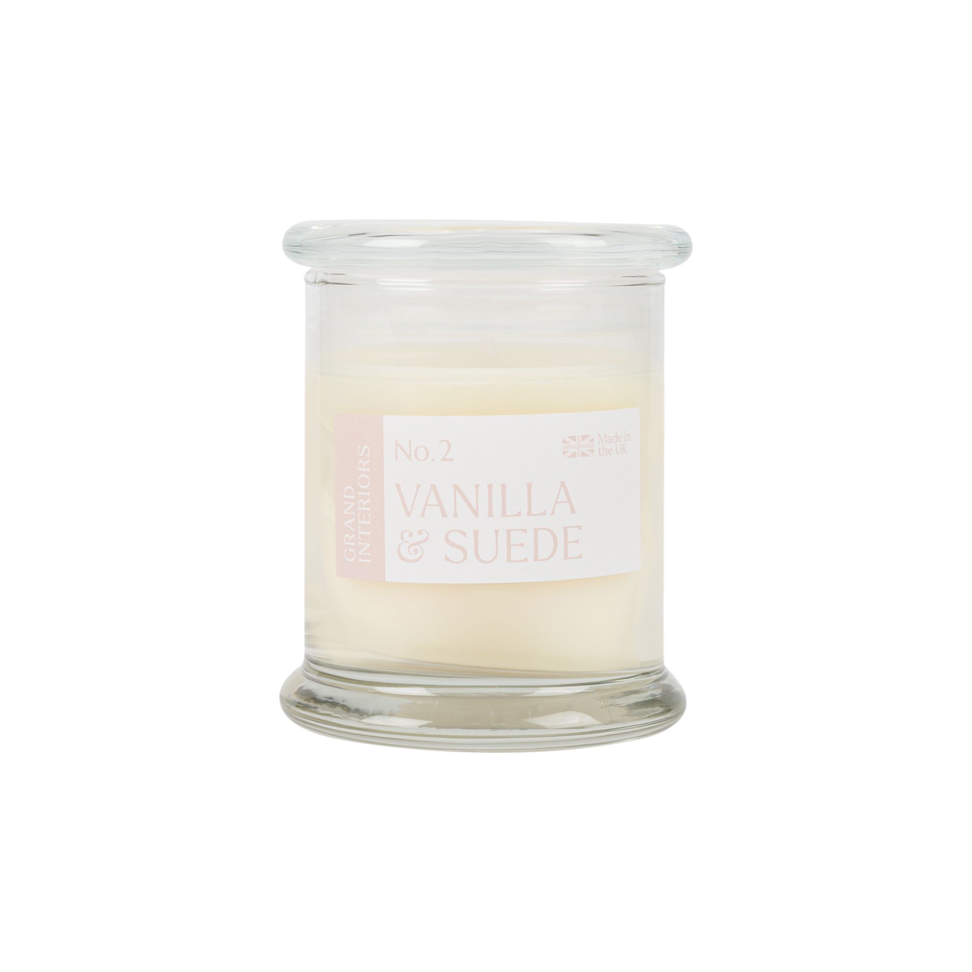 Wax lyrical Cream Vanilla & suede Jar candle 772g, Medium